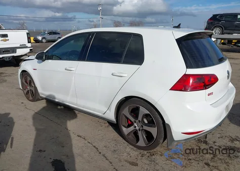 2017 Volkswagen Golf Gti Autobahn 4-Door/S 4-Door/Se 4-Door/Sport 4-Door из США, поврежденный, VIN 3VW547AU8HM055323